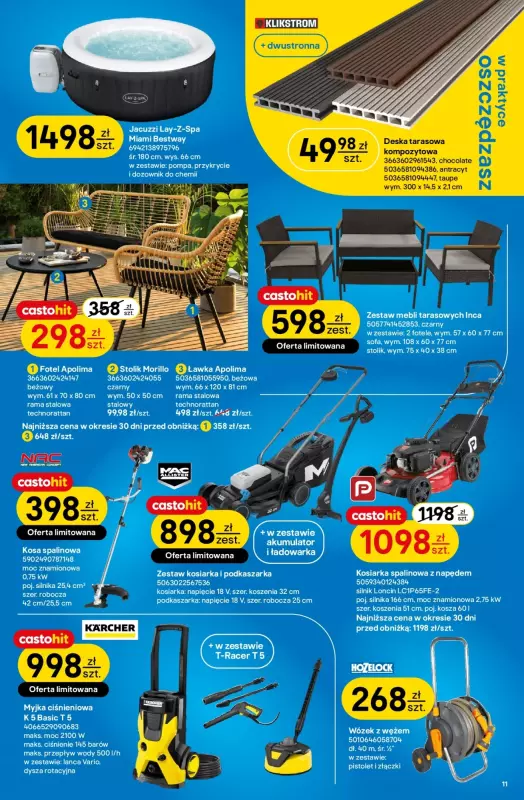 Castorama - gazetka promocyjna Gazetka od środy 04.06 do wtorku 17.06 - strona 11