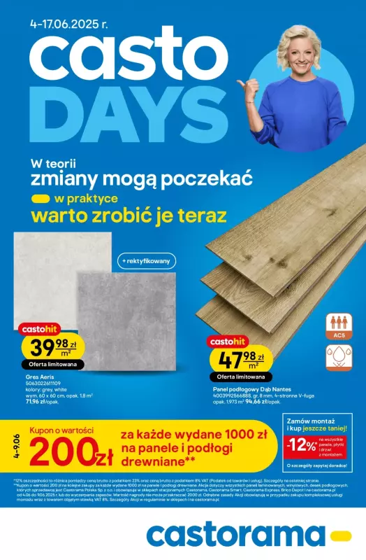 Castorama - gazetka promocyjna Gazetka od środy 04.06 do wtorku 17.06