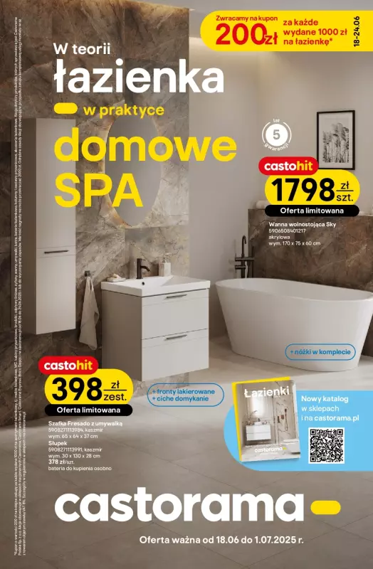 Castorama - gazetka promocyjna Gazetka od środy 18.06 do wtorku 01.07