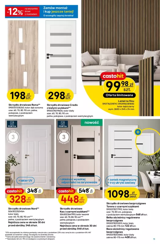 Castorama - gazetka promocyjna Gazetka od środy 18.06 do wtorku 01.07 - strona 11
