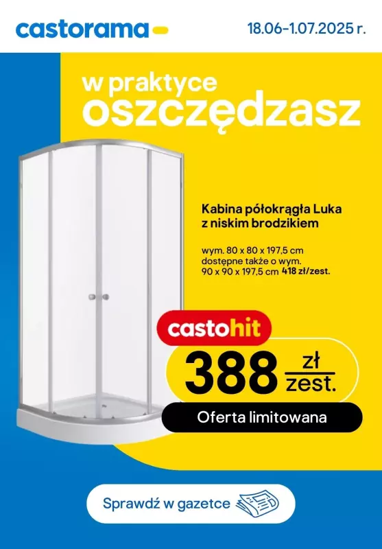 Castorama - gazetka promocyjna Najlepsze promocje! od środy 18.06 do wtorku 01.07 - strona 7