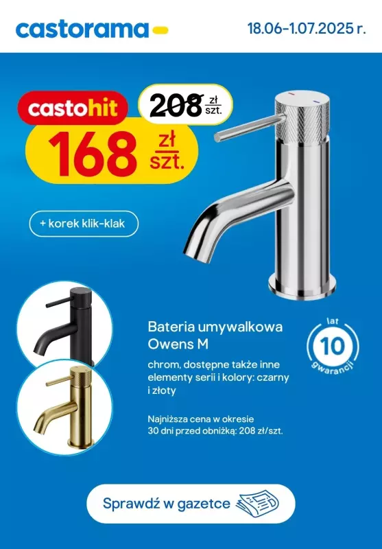 Castorama - gazetka promocyjna Najlepsze promocje! od środy 18.06 do wtorku 01.07 - strona 3