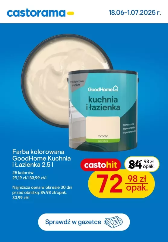 Castorama - gazetka promocyjna Najlepsze promocje! od środy 18.06 do wtorku 01.07 - strona 5