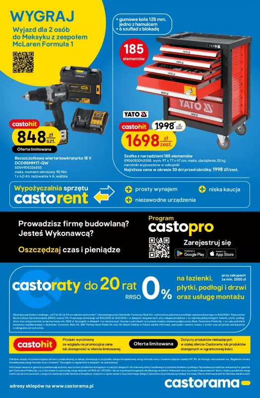 Castorama - gazetka promocyjna Gazetka od środy 18.06 do wtorku 01.07 - strona 20