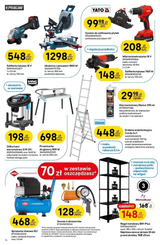 Castorama - gazetka promocyjna Gazetka od środy 18.06 do wtorku 01.07 - strona 14