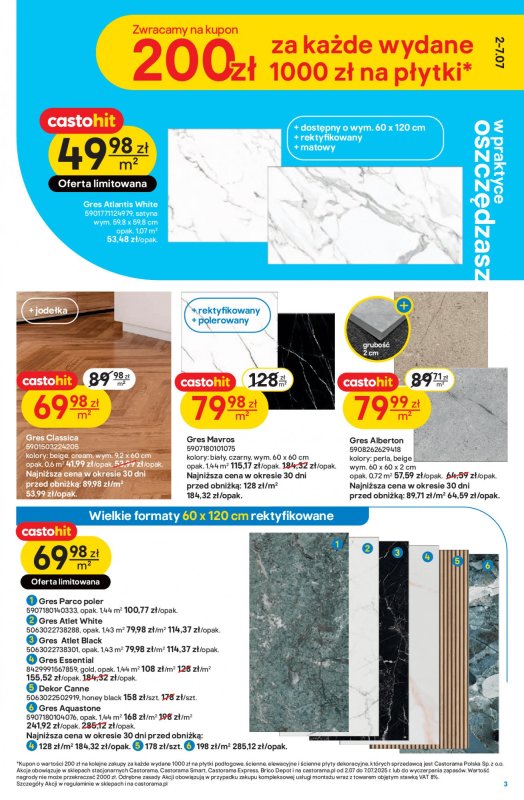 Castorama - gazetka promocyjna Gazetka od środy 02.07 do wtorku 15.07 - strona 3