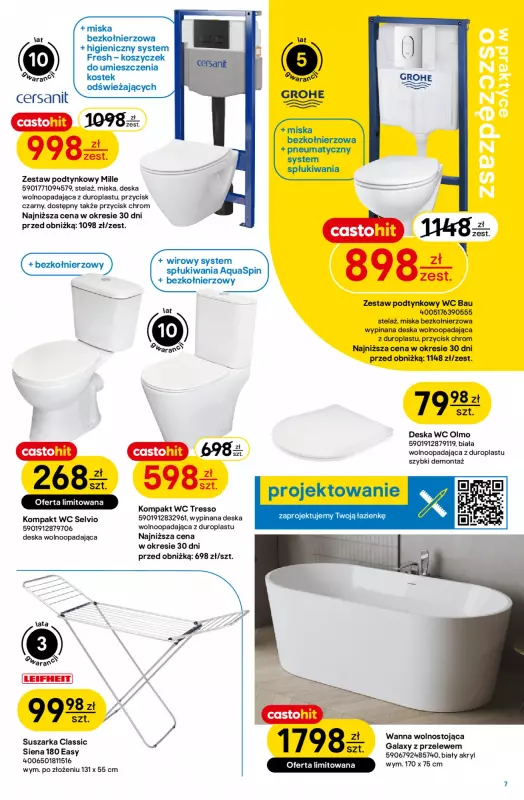 Castorama - gazetka promocyjna Gazetka od środy 30.07 do wtorku 12.08 - strona 6