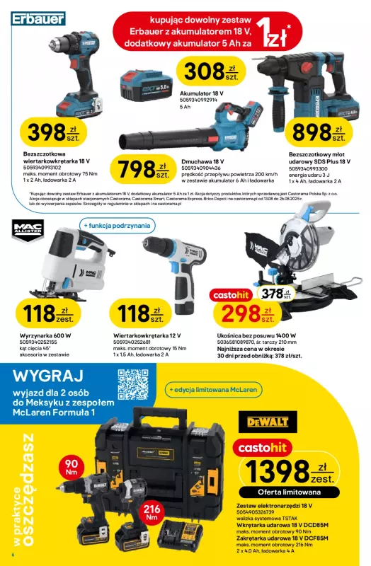 Castorama - gazetka promocyjna Gazetka od środy 13.08 do wtorku 26.08 - strona 6