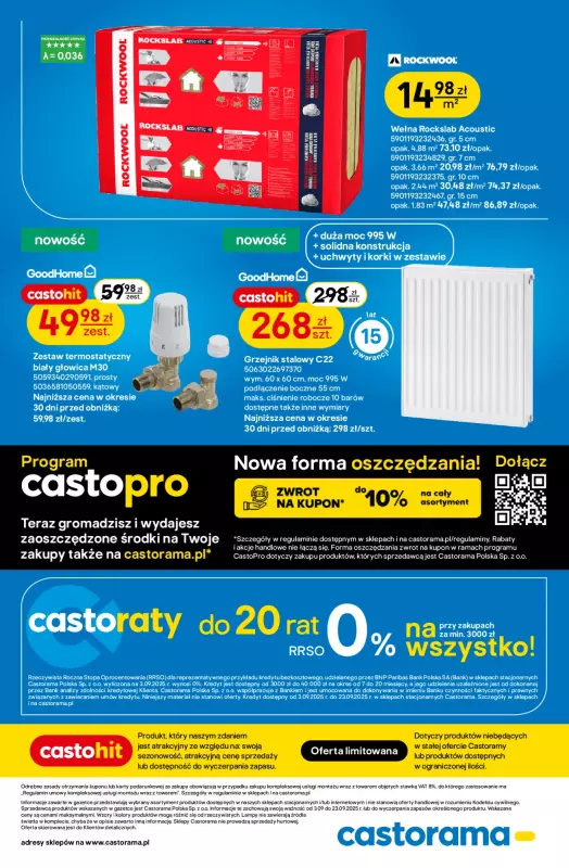 Castorama - gazetka promocyjna Gazetka od środy 03.09 do wtorku 23.09 - strona 20