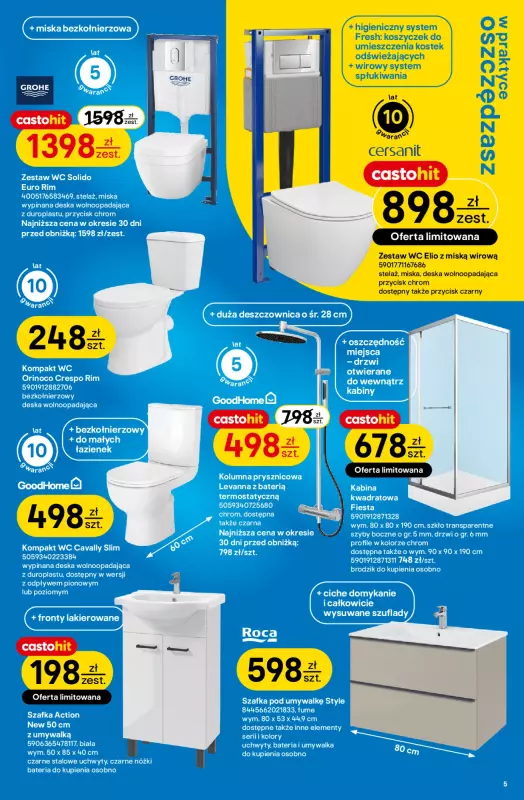 Castorama - gazetka promocyjna Gazetka od środy 03.09 do wtorku 23.09 - strona 7