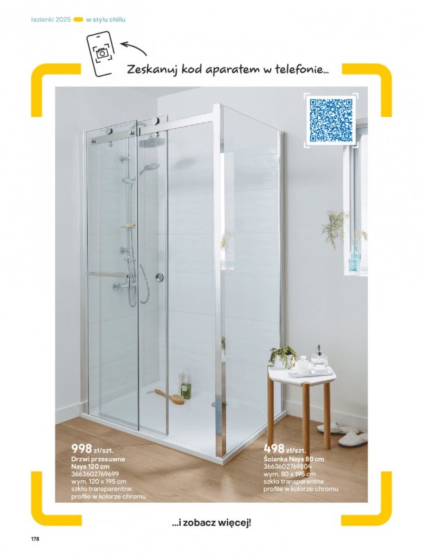 Castorama - gazetka promocyjna Katalog Łazienki od środy 17.09 do środy 31.12 - strona 178