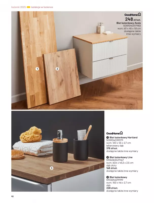 Castorama - gazetka promocyjna Katalog Łazienki od środy 17.09 do środy 31.12 - strona 92