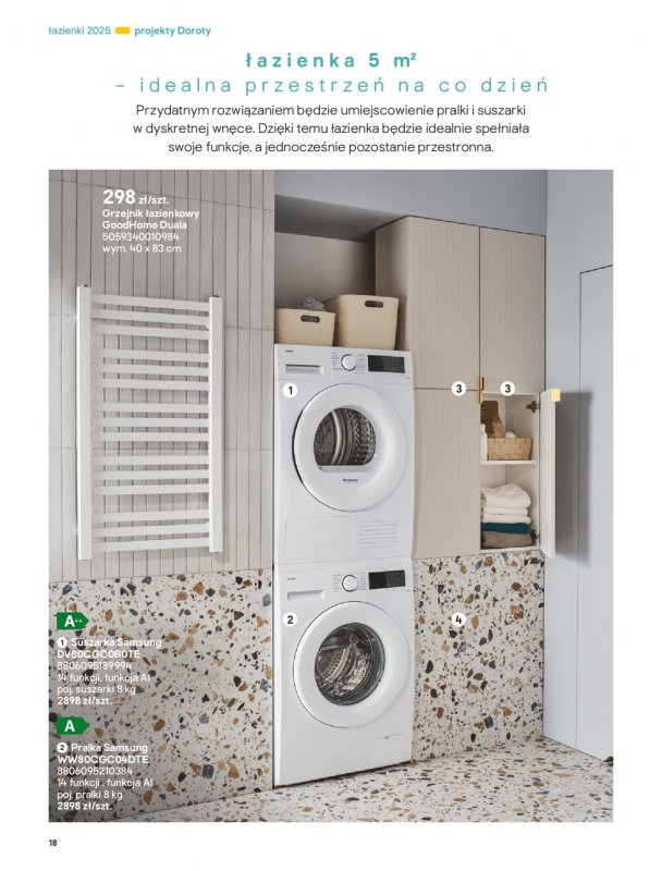 Castorama - gazetka promocyjna Katalog Łazienki od środy 17.09 do środy 31.12 - strona 18