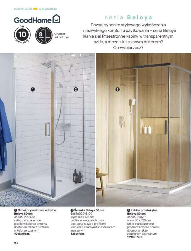 Castorama - gazetka promocyjna Katalog Łazienki od środy 17.09 do środy 31.12 - strona 164
