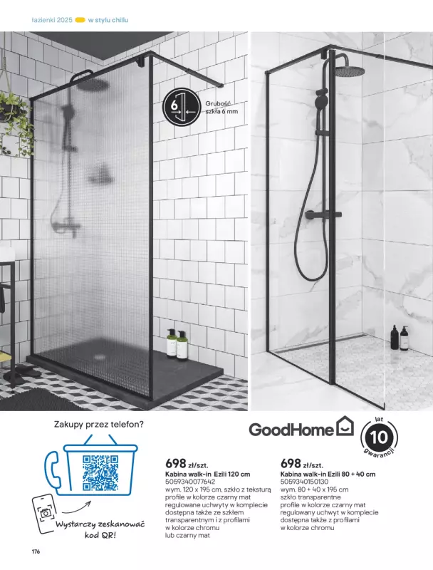 Castorama - gazetka promocyjna Katalog Łazienki od środy 17.09 do środy 31.12 - strona 176