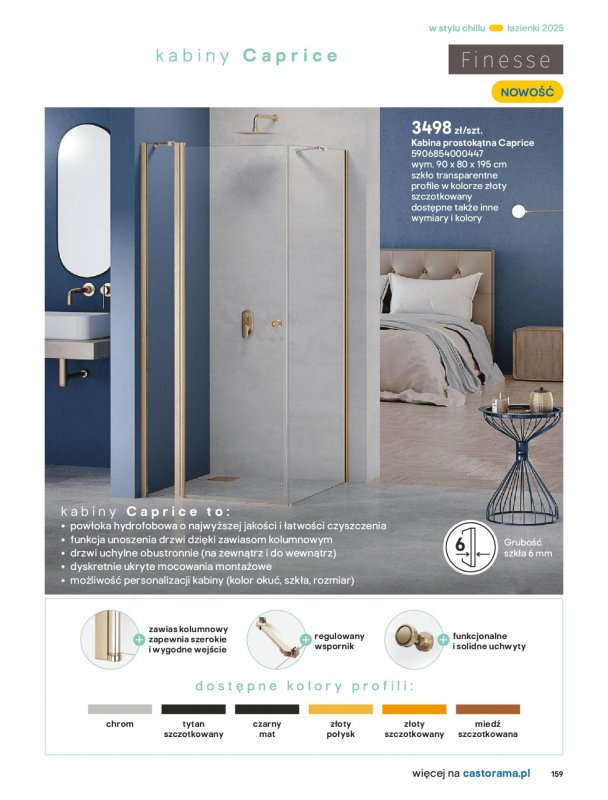 Castorama - gazetka promocyjna Katalog Łazienki od środy 17.09 do środy 31.12 - strona 159