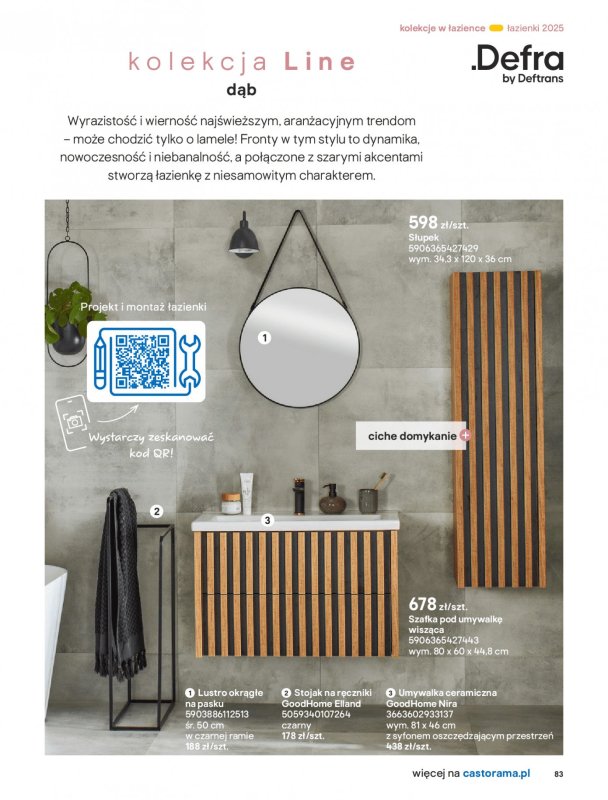 Castorama - gazetka promocyjna Katalog Łazienki od środy 17.09 do środy 31.12 - strona 83
