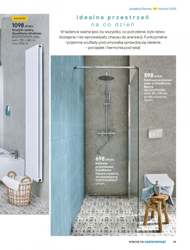 Castorama - gazetka promocyjna Katalog Łazienki od środy 17.09 do środy 31.12 - strona 29