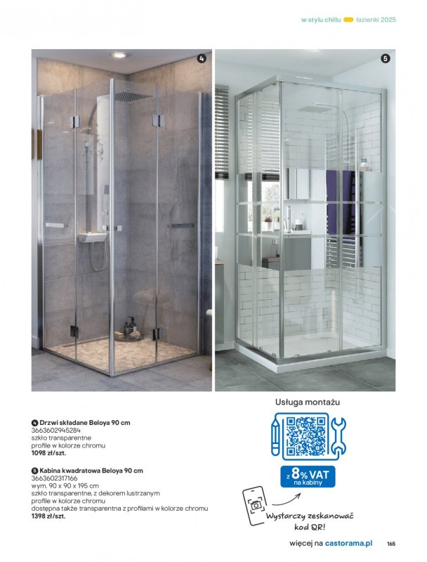 Castorama - gazetka promocyjna Katalog Łazienki od środy 17.09 do środy 31.12 - strona 165