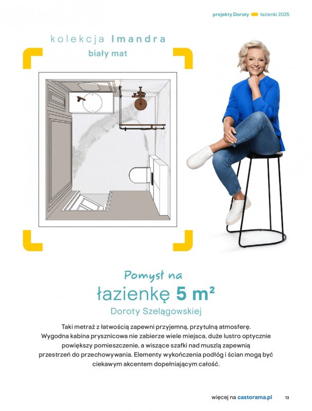 Castorama - gazetka promocyjna Katalog Łazienki od środy 17.09 do środy 31.12 - strona 13