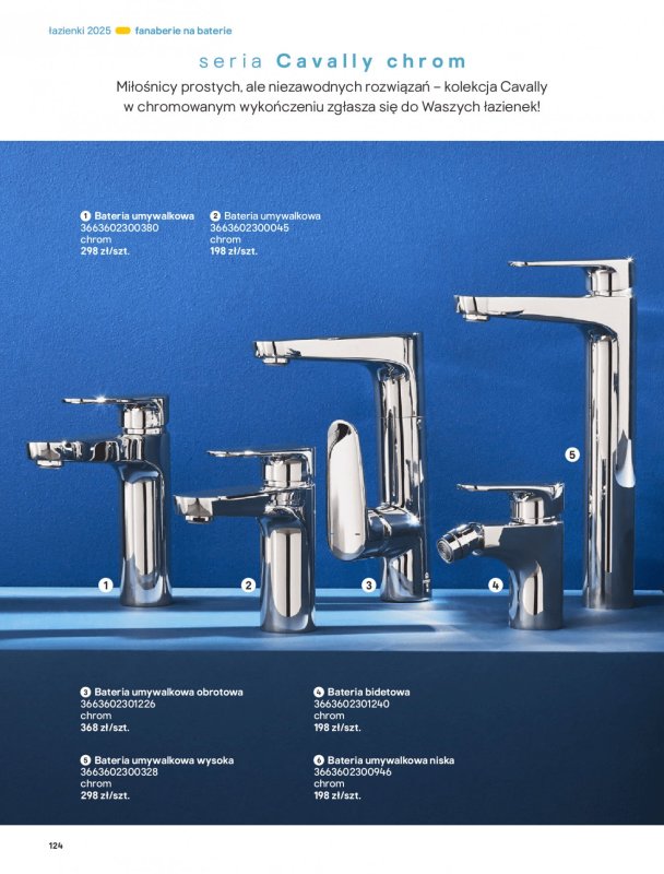 Castorama - gazetka promocyjna Katalog Łazienki od środy 17.09 do środy 31.12 - strona 124