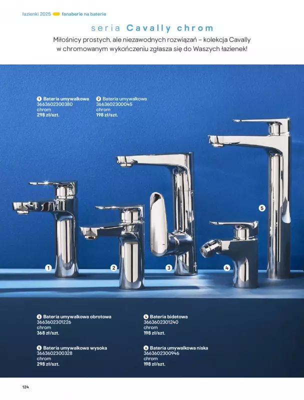 Castorama - gazetka promocyjna Katalog Łazienki od środy 17.09 do środy 31.12 - strona 124