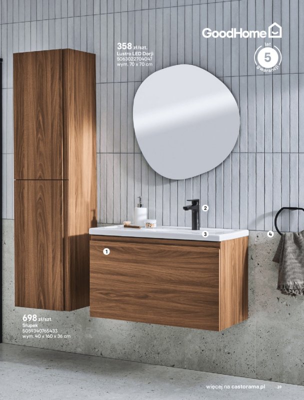 Castorama - gazetka promocyjna Katalog Łazienki od środy 17.09 do środy 31.12 - strona 39