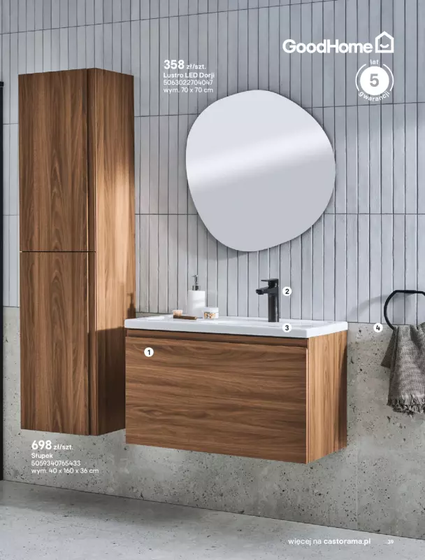 Castorama - gazetka promocyjna Katalog Łazienki od środy 17.09 do środy 31.12 - strona 39