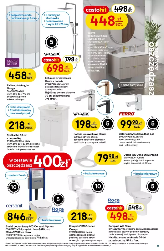 Castorama - gazetka promocyjna Drzwi i podłogi od środy 08.10 do wtorku 21.10 - strona 11