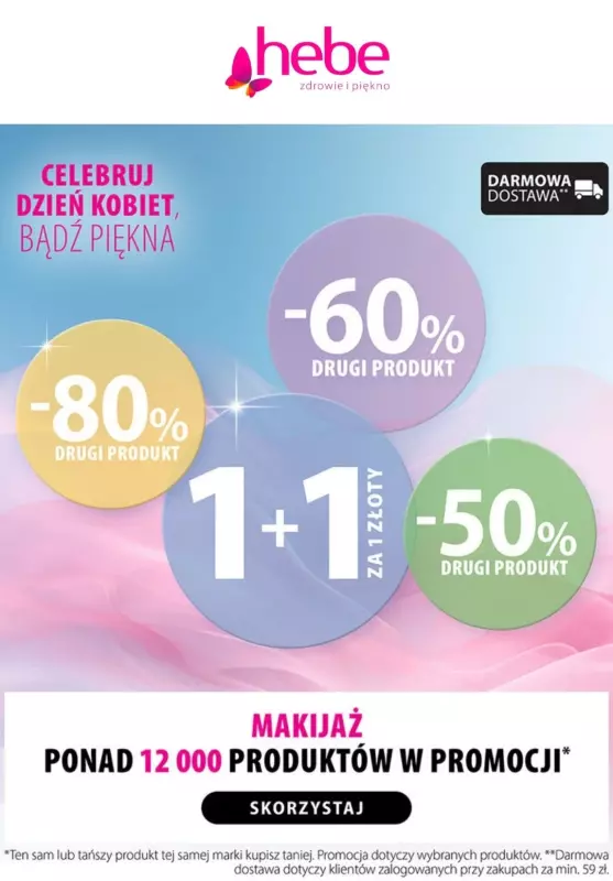 Hebe gazetka promocyjna 11.03 Promocje marzec Blix.pl