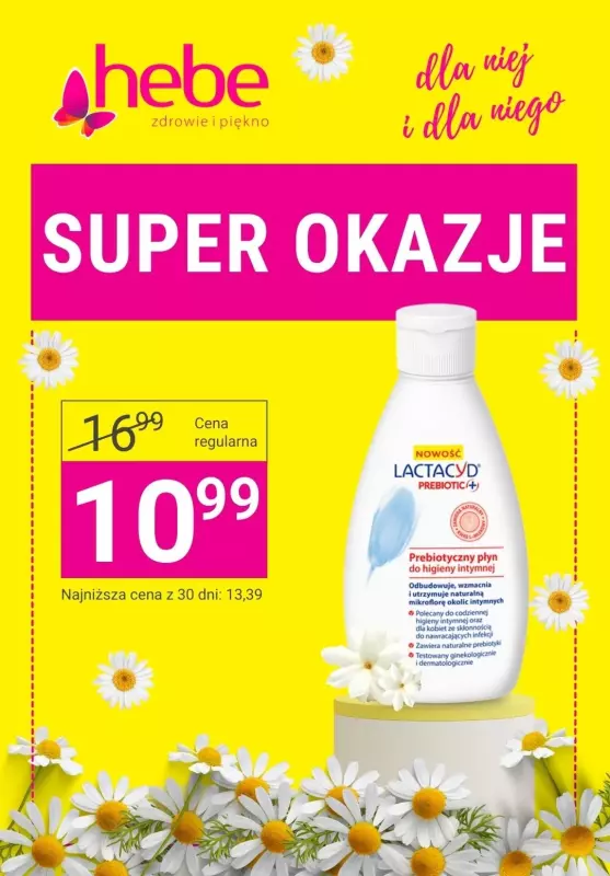 Hebe - gazetka promocyjna Super OKAZJE od 6,79 zł od czwartku 15.08 do środy 21.08