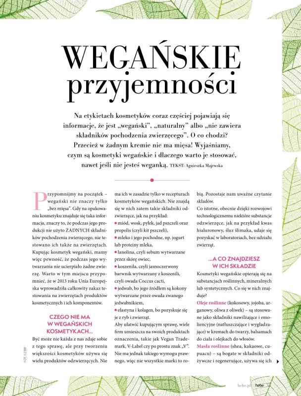 Hebe - gazetka promocyjna Magazyn od wtorku 03.09 do czwartku 31.10 - strona 37