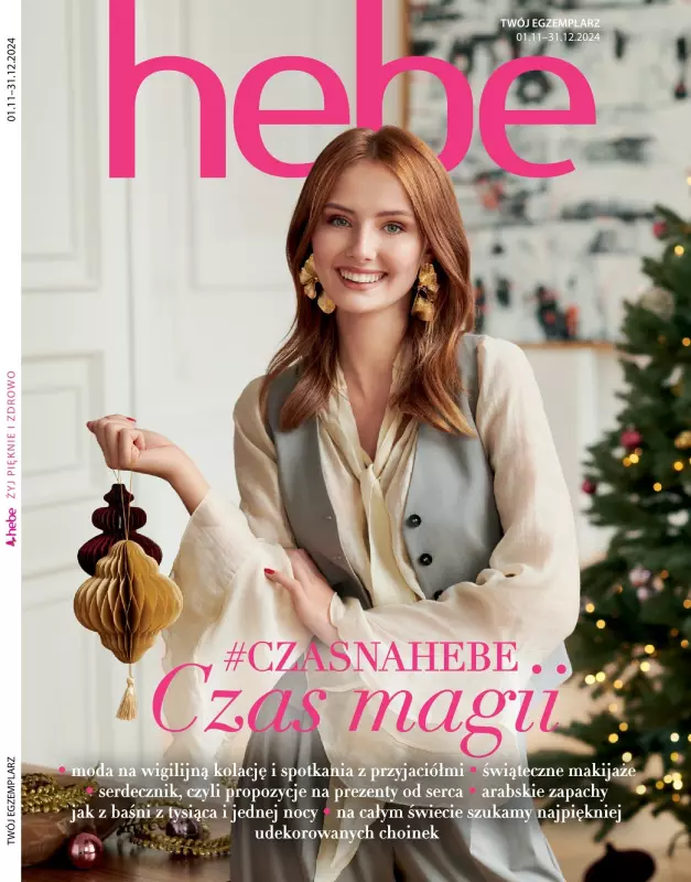 Hebe - gazetka promocyjna Magazyn od czwartku 14.11 do wtorku 31.12