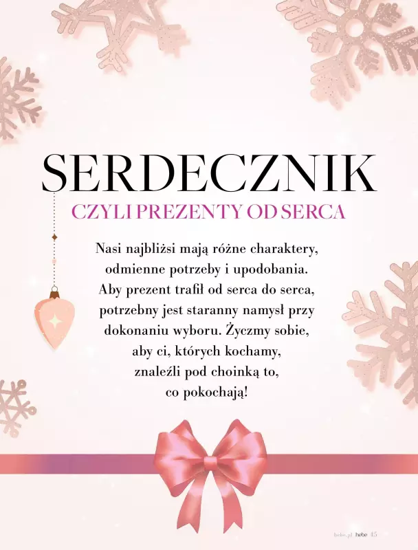 Hebe - gazetka promocyjna Magazyn od czwartku 14.11 do wtorku 31.12 - strona 45