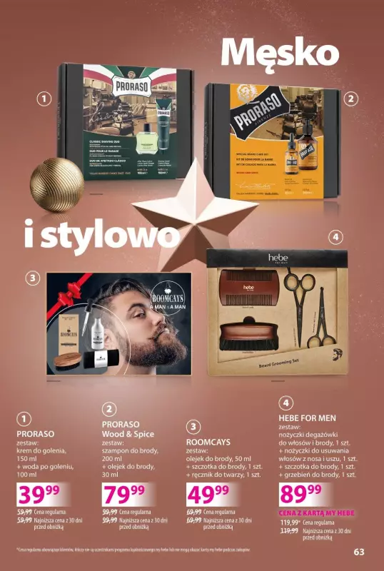 Hebe - gazetka promocyjna Katalog od poniedziałku 25.11 do wtorku 24.12 - strona 63