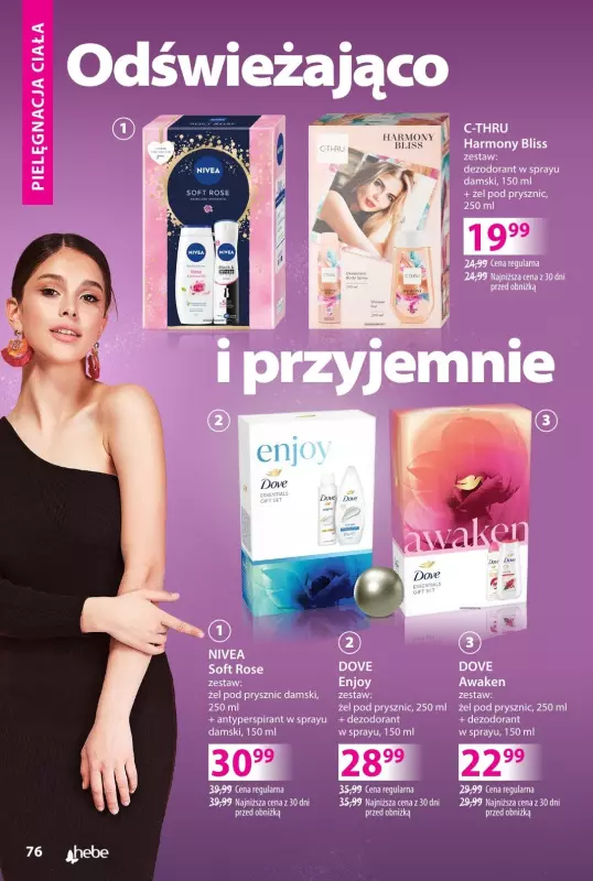 Hebe - gazetka promocyjna Katalog od poniedziałku 25.11 do wtorku 24.12 - strona 76