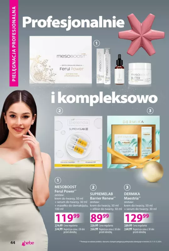 Hebe - gazetka promocyjna Katalog od poniedziałku 25.11 do wtorku 24.12 - strona 44