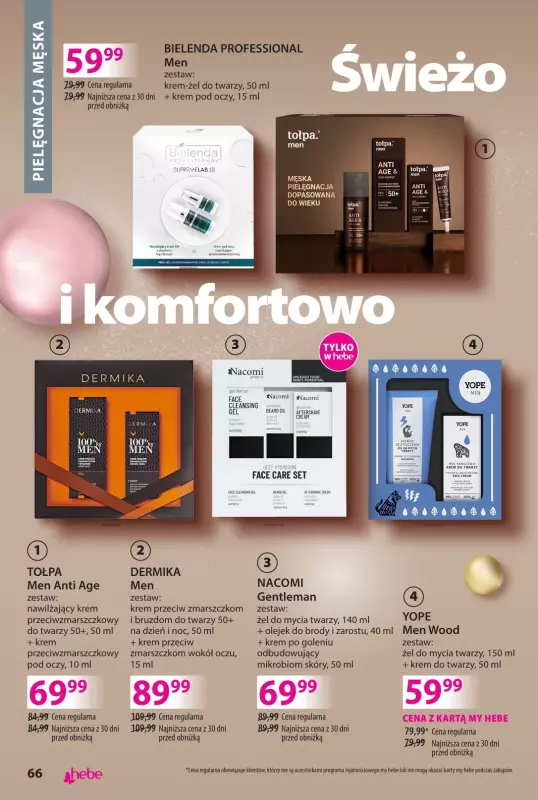 Hebe - gazetka promocyjna Katalog od poniedziałku 25.11 do wtorku 24.12 - strona 66