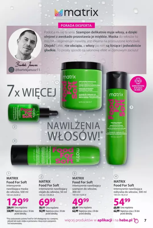 Hebe - gazetka promocyjna Katalog Piękne włosy jak od fryzjera od czwartku 30.01 do środy 12.03 - strona 7