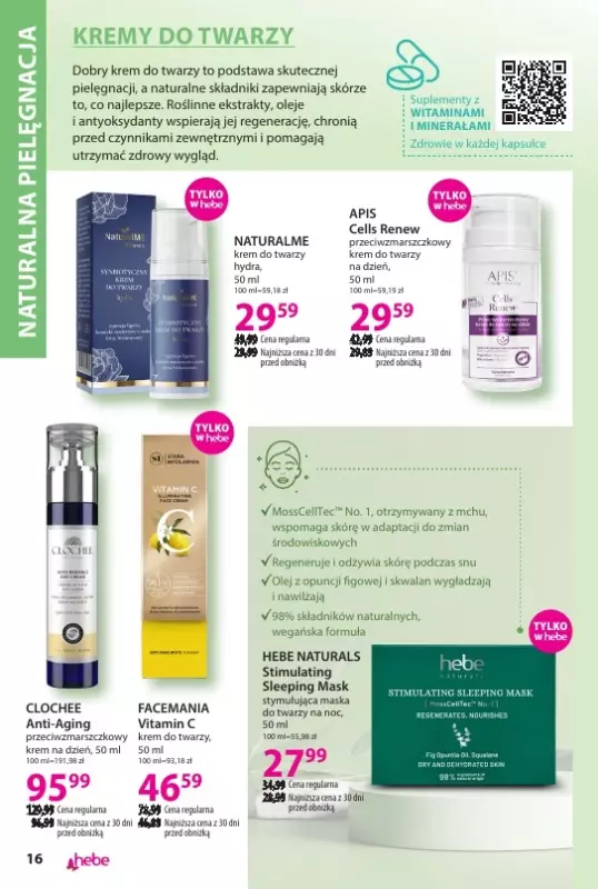 Hebe - gazetka promocyjna Katalog Piękna skóra w każdym wieku od środy 12.03 do środy 09.04 - strona 16