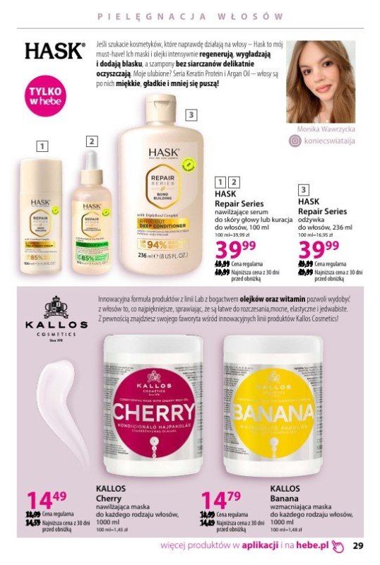 Hebe - gazetka promocyjna Katalog od czwartku 17.04 do środy 14.05 - strona 29
