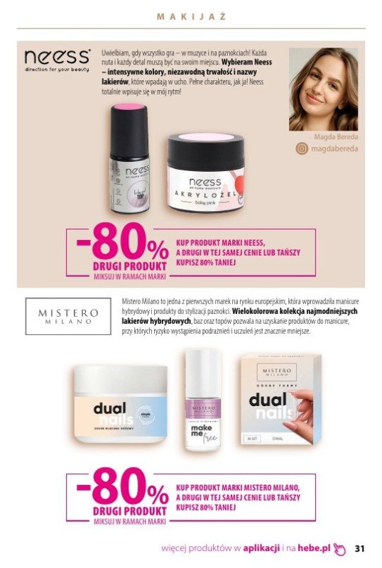Hebe - gazetka promocyjna Katalog od czwartku 17.04 do środy 14.05 - strona 31