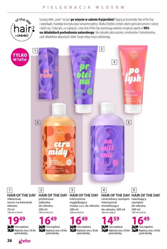 Hebe - gazetka promocyjna Katalog od czwartku 17.04 do środy 14.05 - strona 26