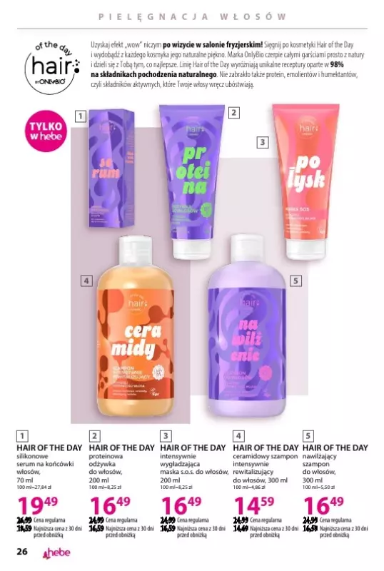 Hebe - gazetka promocyjna Katalog od czwartku 17.04 do środy 14.05 - strona 26