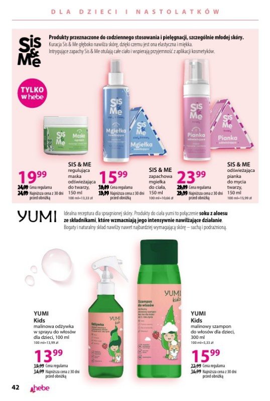 Hebe - gazetka promocyjna Katalog od czwartku 17.04 do środy 14.05 - strona 42