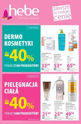 Hebe - gazetka promocyjna Gazetka od czwartku 24.04 do środy 07.05