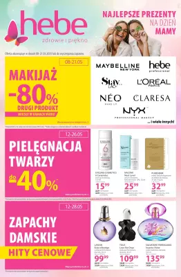 Hebe - gazetka promocyjna Gazetka od czwartku 08.05 do środy 21.05