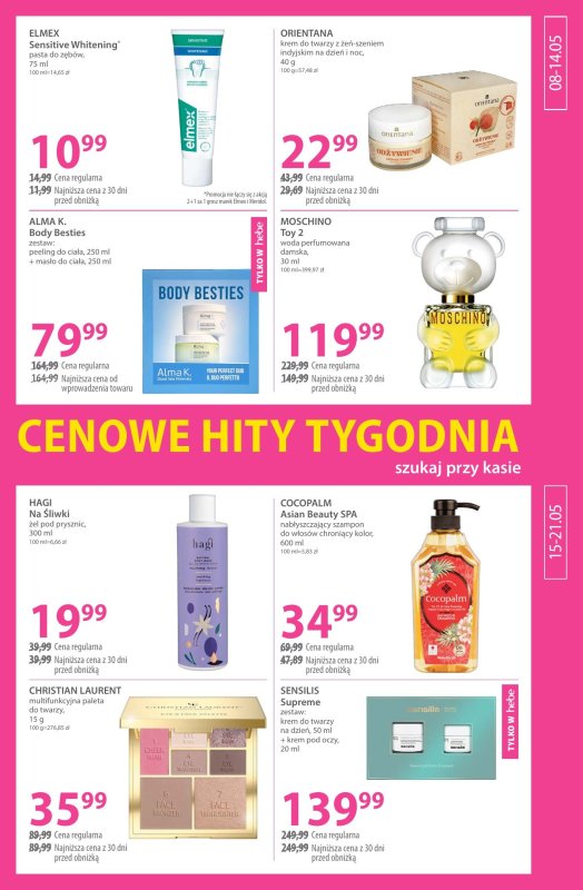 Hebe - gazetka promocyjna Gazetka od czwartku 08.05 do środy 21.05 - strona 7