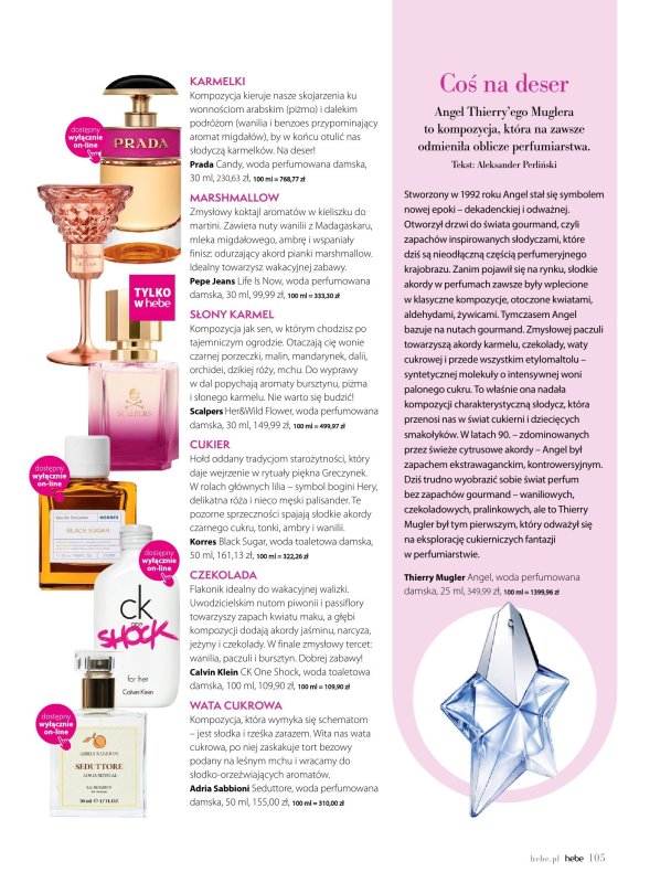Hebe - gazetka promocyjna Magazyn od piątku 09.05 do poniedziałku 30.06 - strona 105