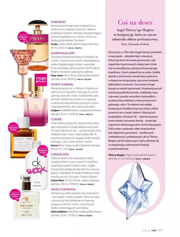 Hebe - gazetka promocyjna Magazyn od piątku 09.05 do poniedziałku 30.06 - strona 105